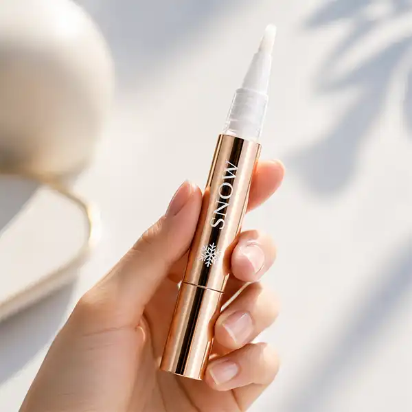 Applying Whitening Pen Close-up